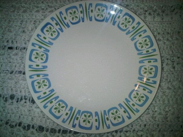 Found 2 Atomic Dinner Plates - China and Dinnerware