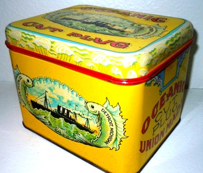 Oceanic Cut Plug Tobacco Tin - Tobacciana