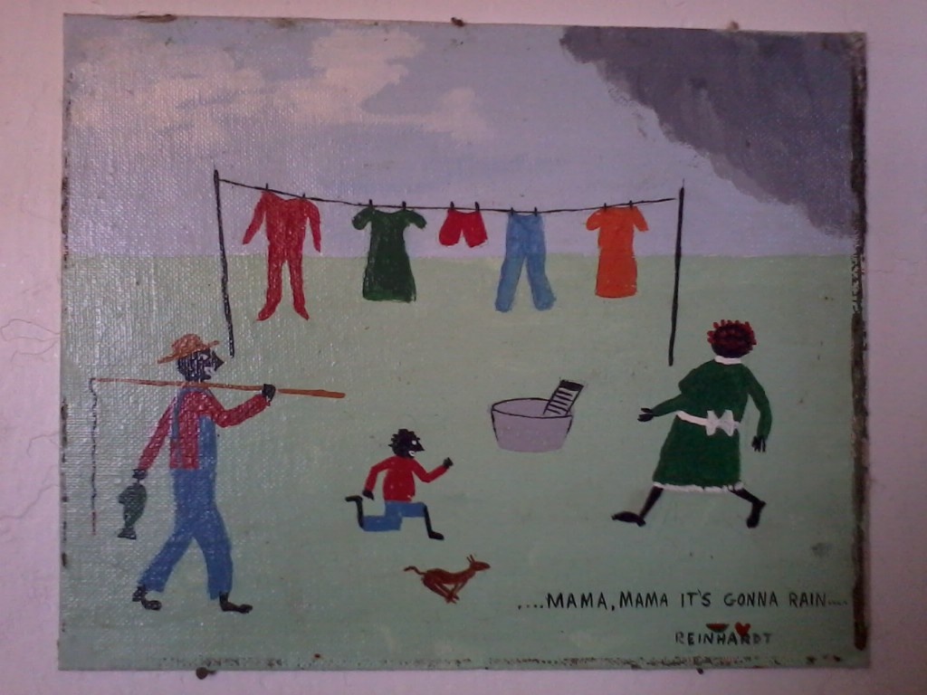 New Orleans "Primitive" Paintings(1) by William H. Reinhart, "Red Dog Series"12 pieces