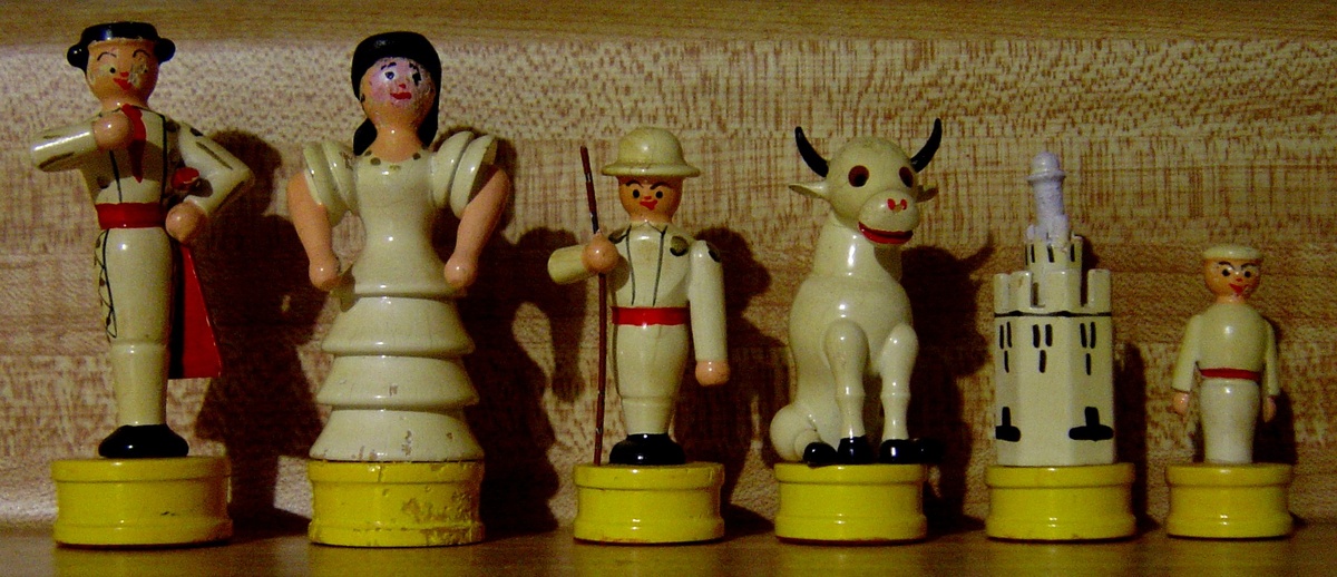 Spanish Whimsical Chess Set
