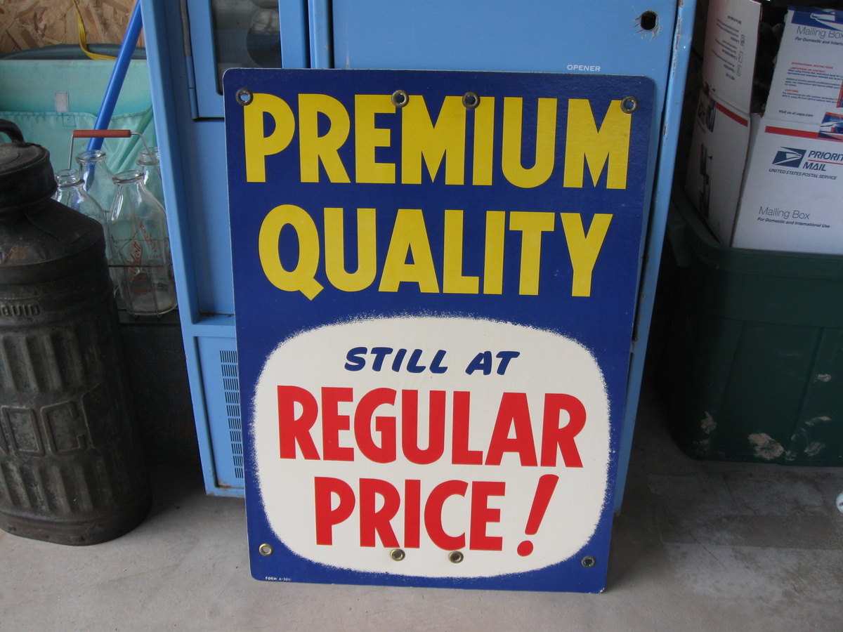 Sunoco sign sells cheap!