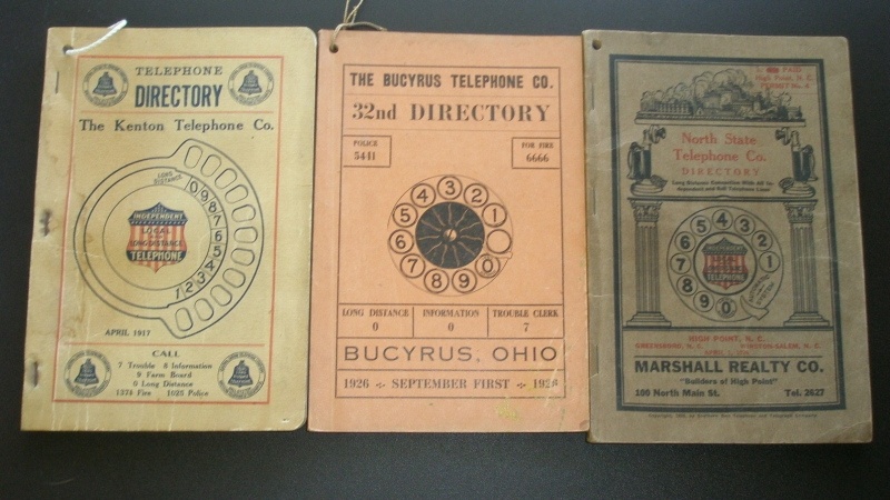 Early Automatic Telephone Exchange Directories