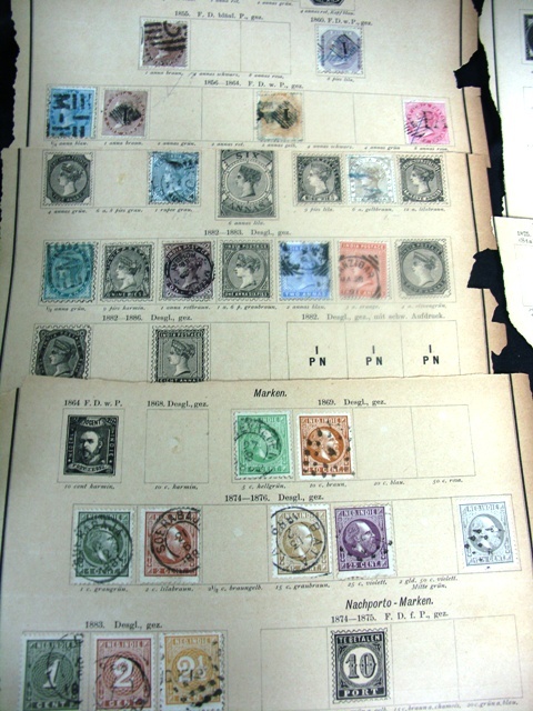 Antique world stamp collection 
