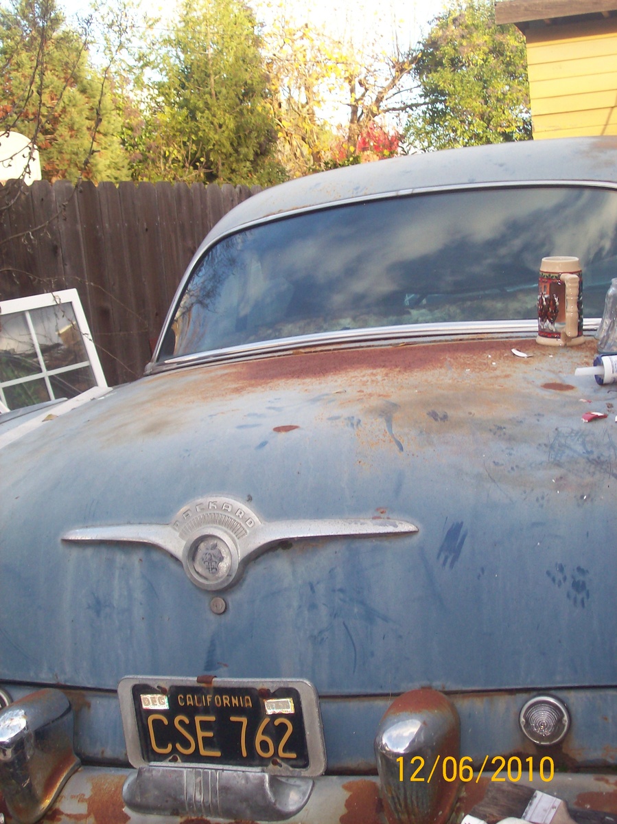 1952 old packard with original plates and title