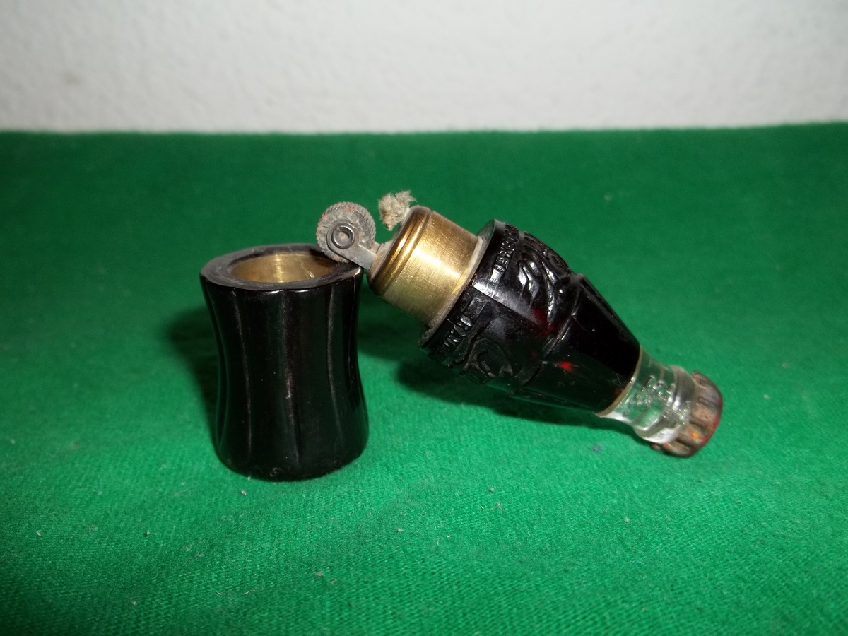 1950's miniature Coca Cola Bottle Cigarette Lighter.