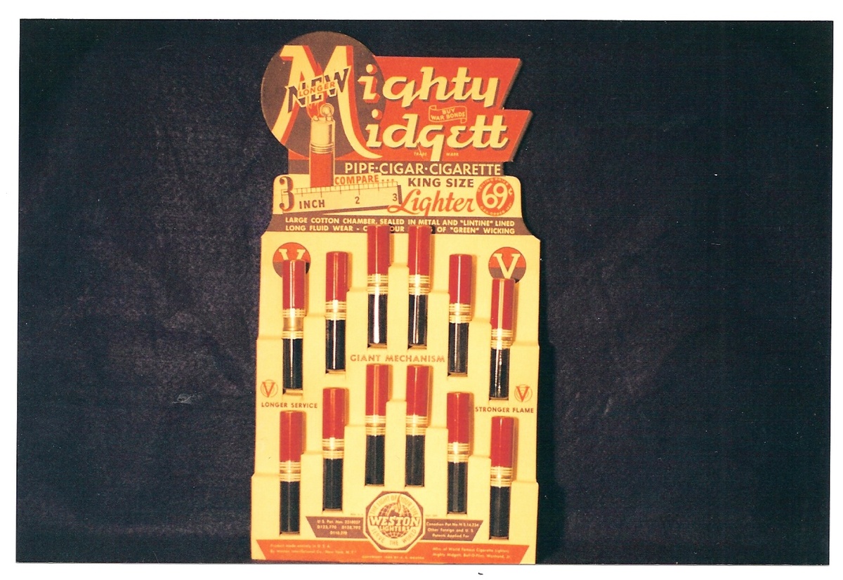 Mighty Midgett King Size Lighter Display - Military and Wartime