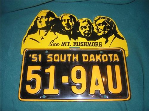 Mt. Rushmore License Plate Topper