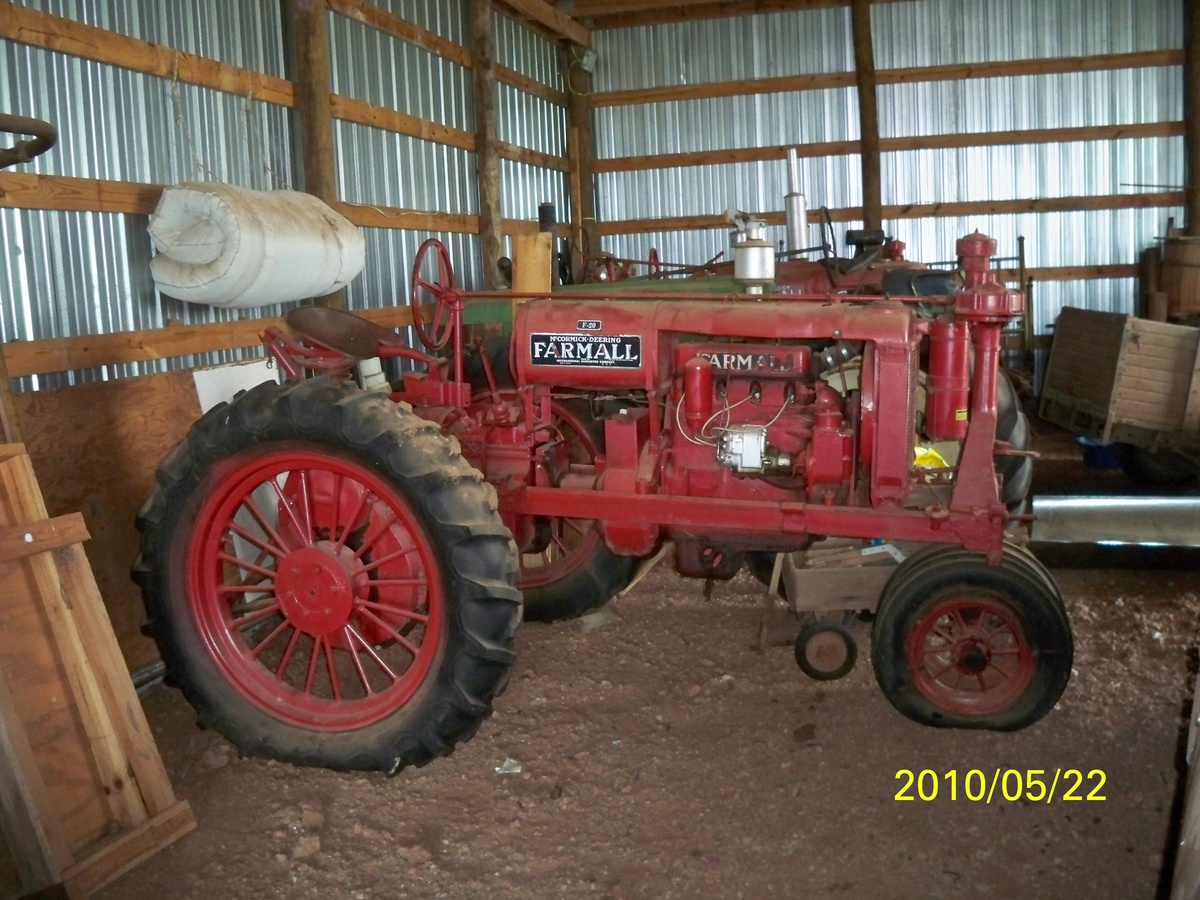 1938 Farmall F 20 tractor