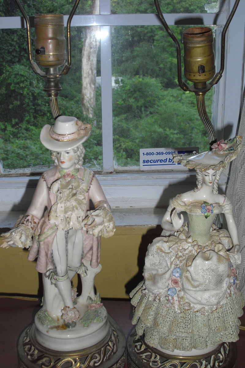 antique table lamps