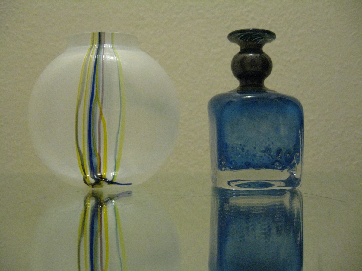 BODA  SWEDEN  BY VALLIEN  3, AND 48223 (2 MINI VASES ) AND BIG  THANKYOU TO SCANDINAVIAN PIECES :)