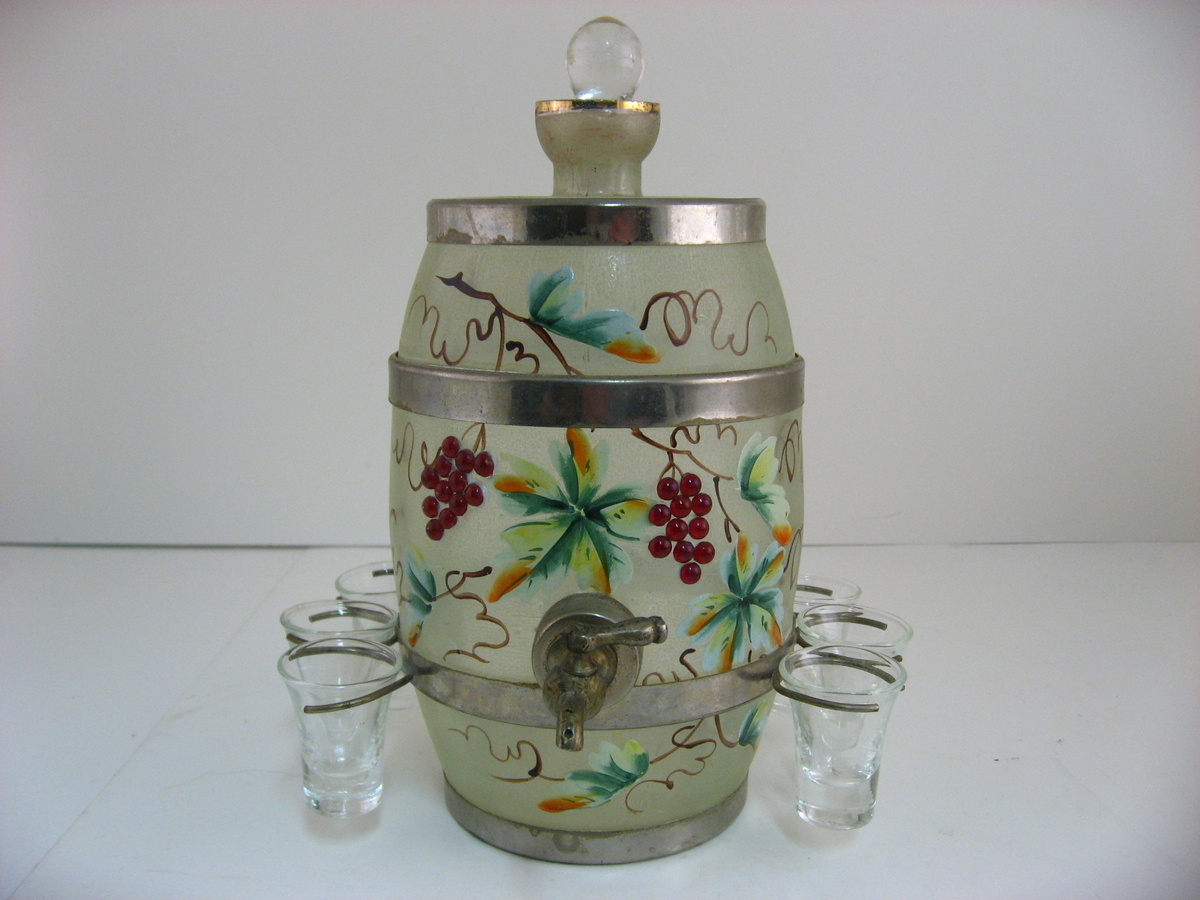 barrel decanter set