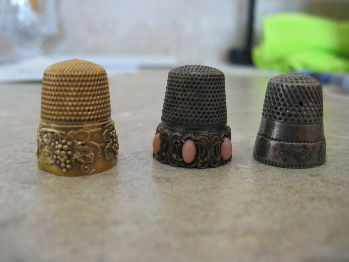 My trio of thimbles