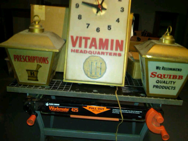 Old Drug Store signs - Advertising