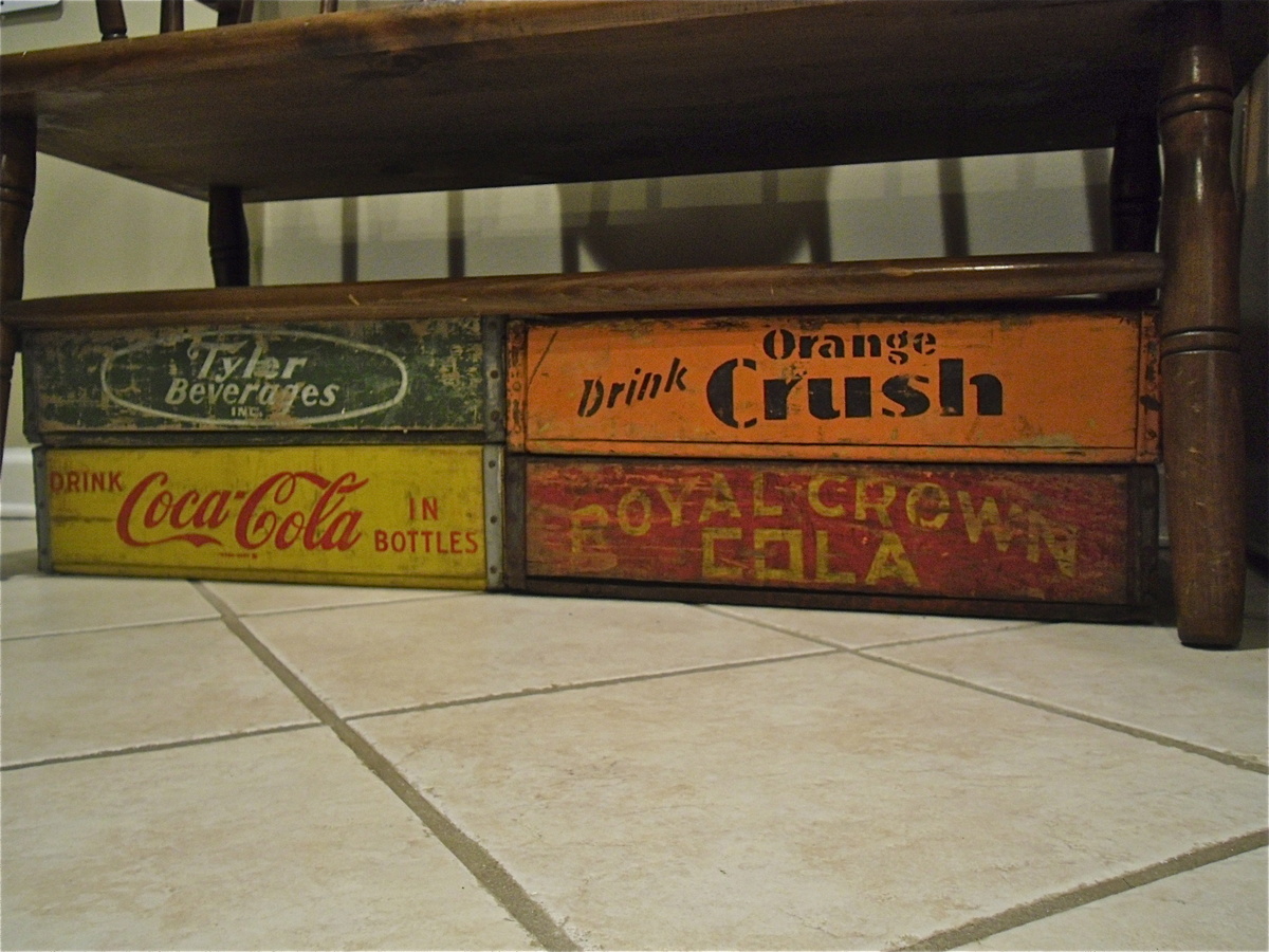 Orange Crush and Royal Crown Cola Crates Found