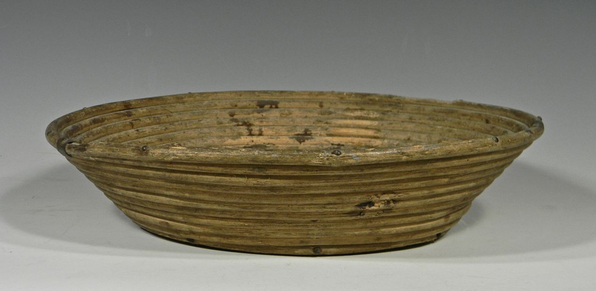 Large Reed Bowl signed REX - Folk Art