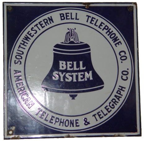 Southwestern Bell 11x11" sign