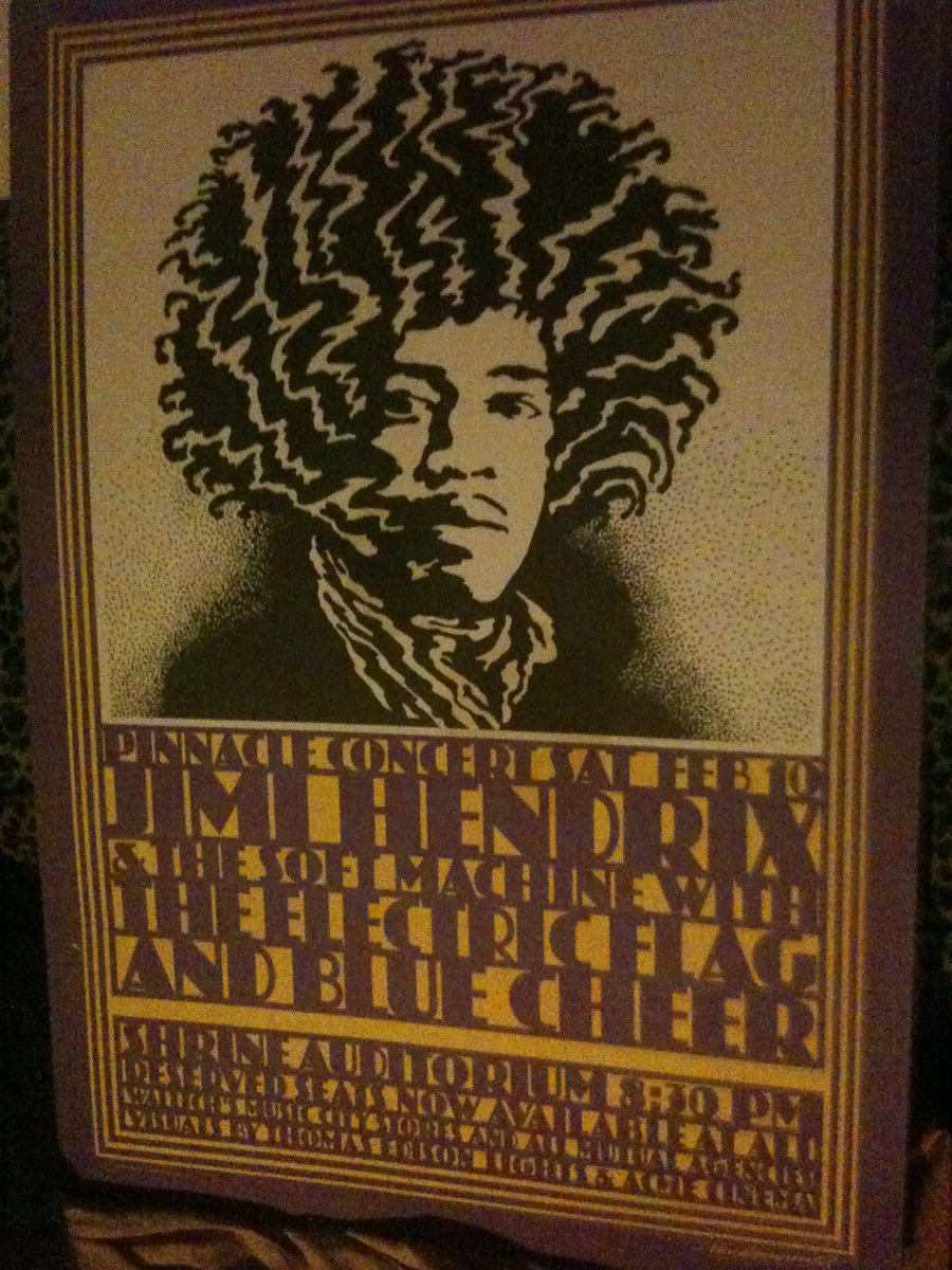 Jimi Hendrix Retro Poster