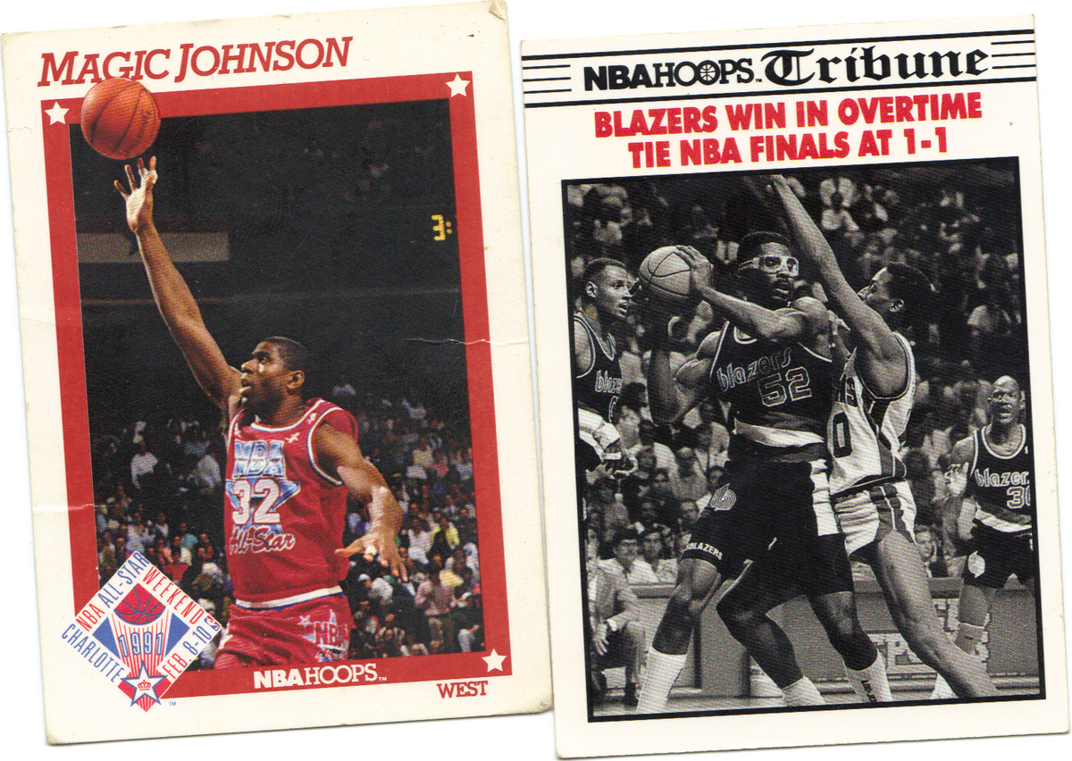 old basketball cards