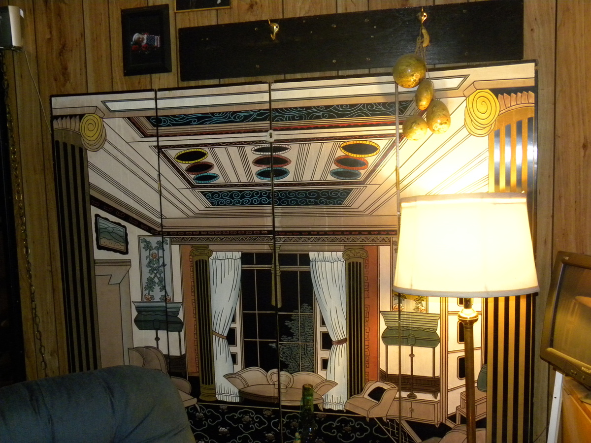 large fireplace screen - Asian