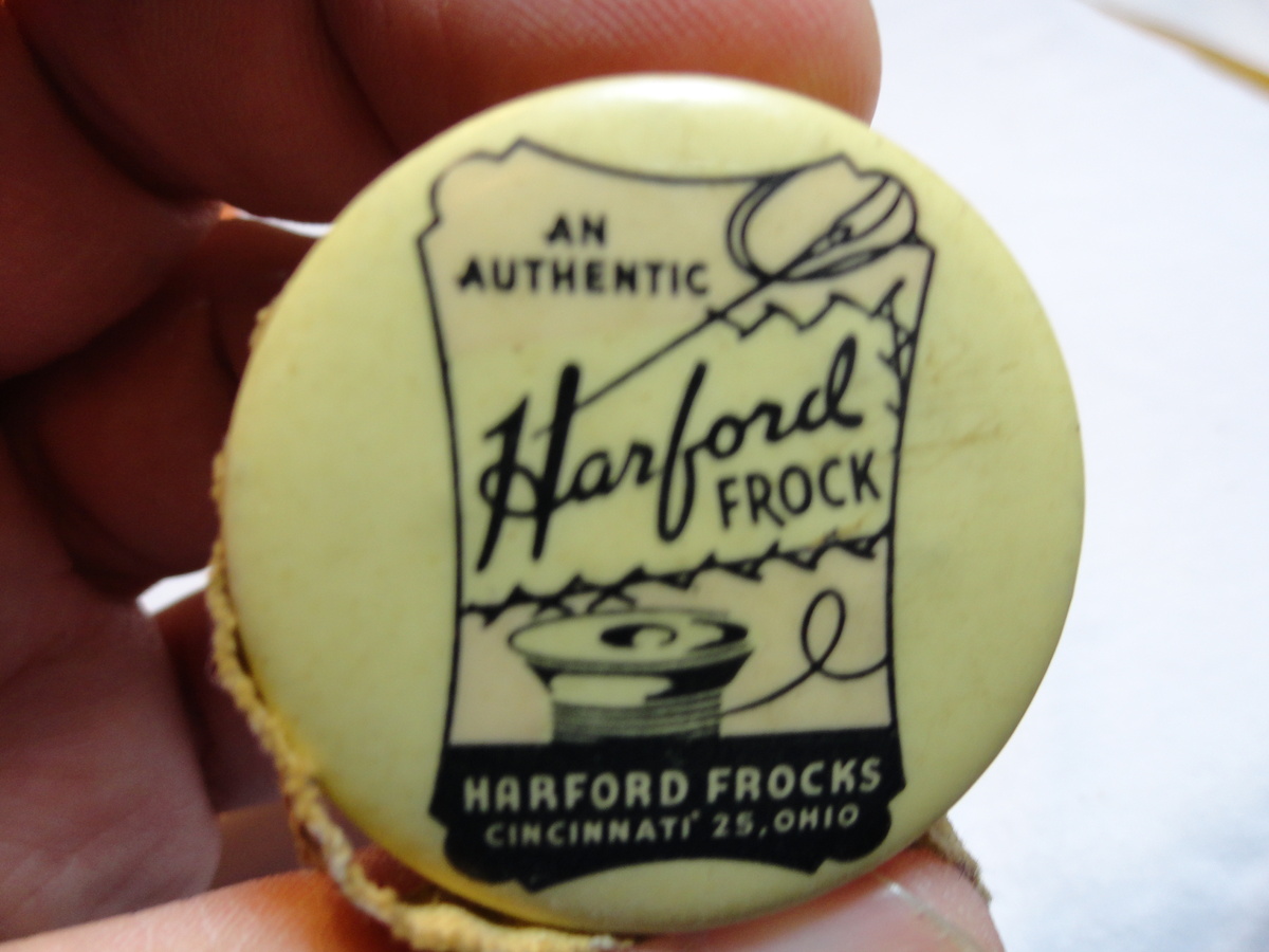 Advertising Tape Measure HARFORD FROCKS Made by House of Novelties PN Co. 
