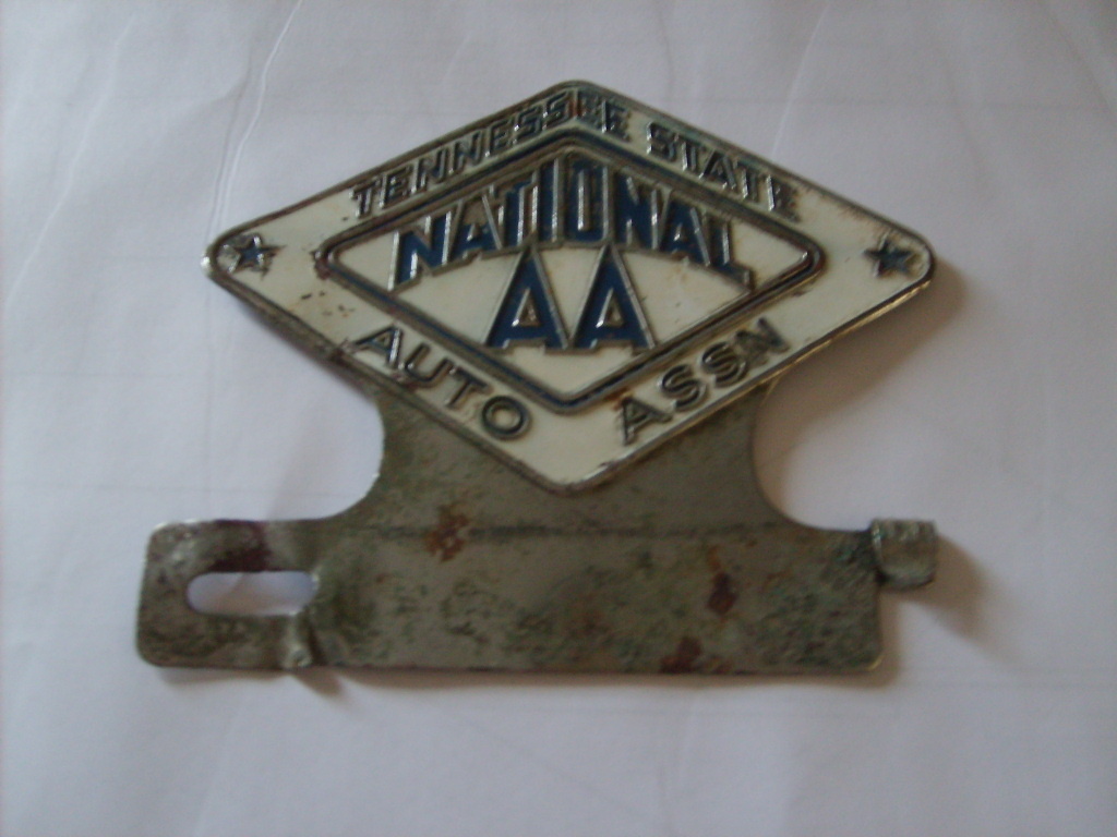 AUTO CLUB LICENSE TAG - Advertising