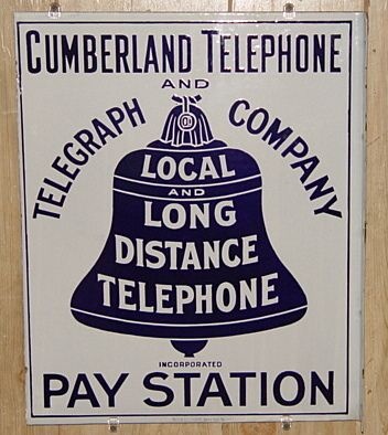 Cumberland Telephone and Telegraph Company Pay Station
