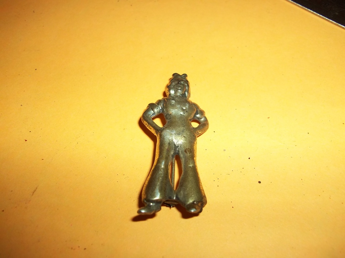 STERLING ROSIE THE RIVETER PENDANT - Fine Jewelry