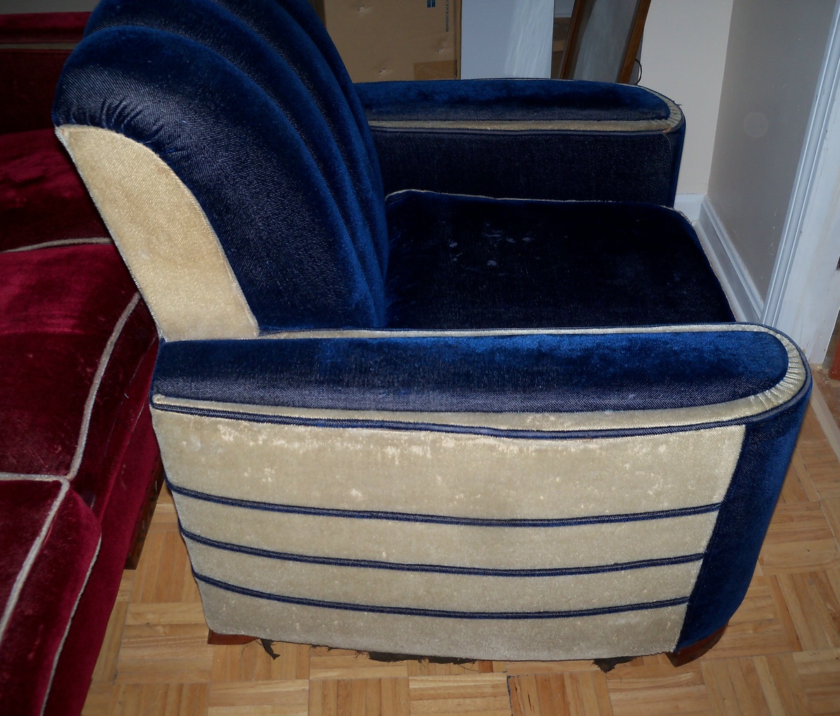 Art Deco Barrel Chair