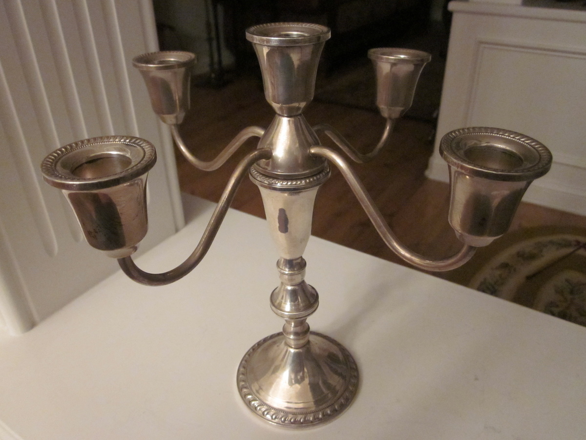Vintage Duchin Sterling Silver Candelabra's and Shakers