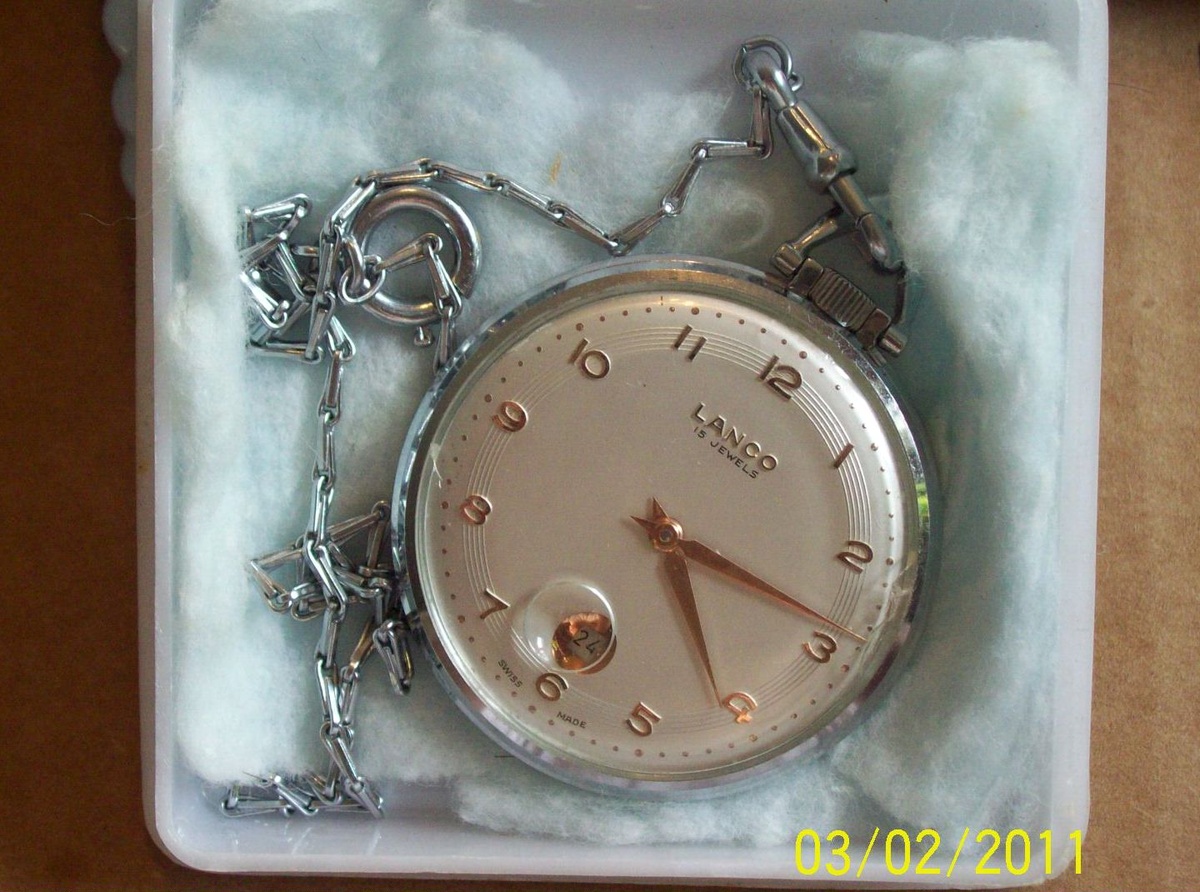 Italian 1960 Lanco Pocket Watch