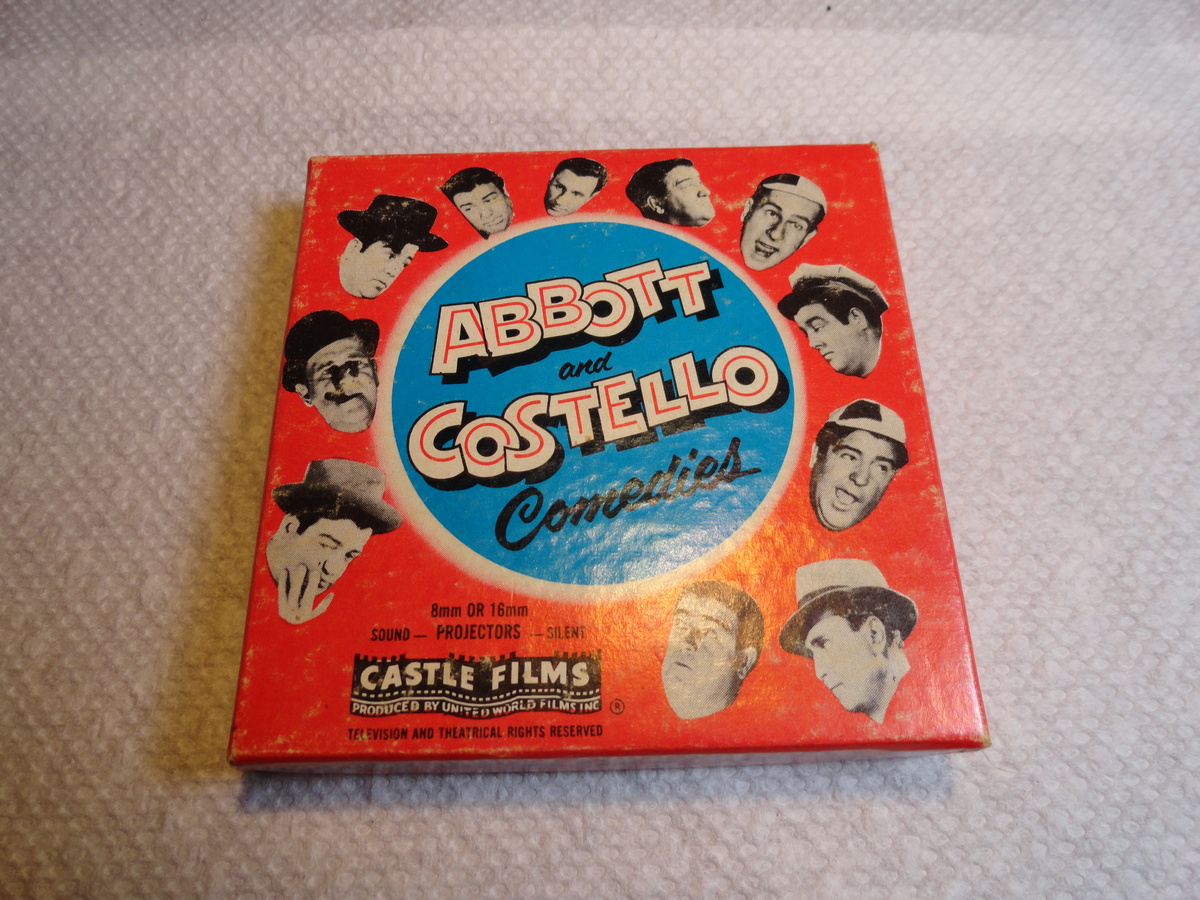 Old Movies - Films ABBOT AND COSTELLO Midget Car Maniacs  Super 8mmCastle Films #818 - Movies
