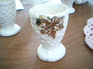 glass white & gold - China and Dinnerware