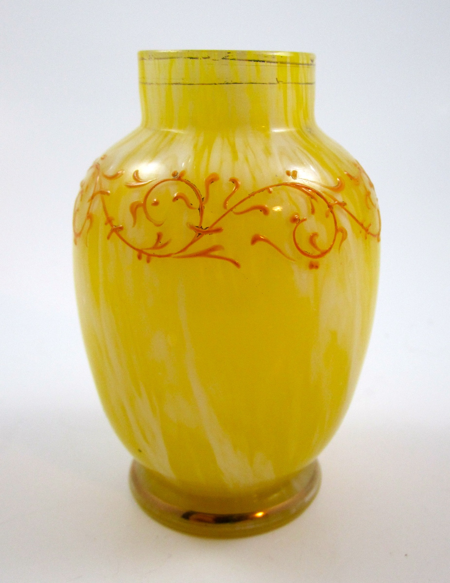 Harrach/Moser Yellow Variegated Glass