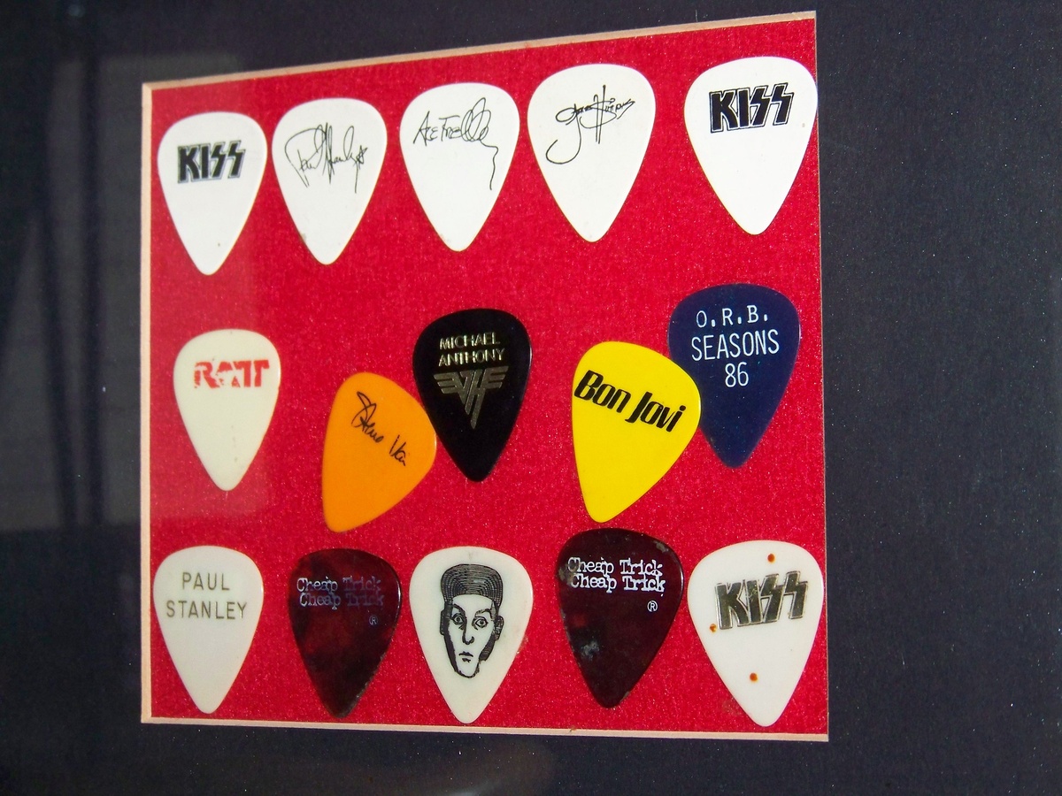 My Used Guitar Pick Collection