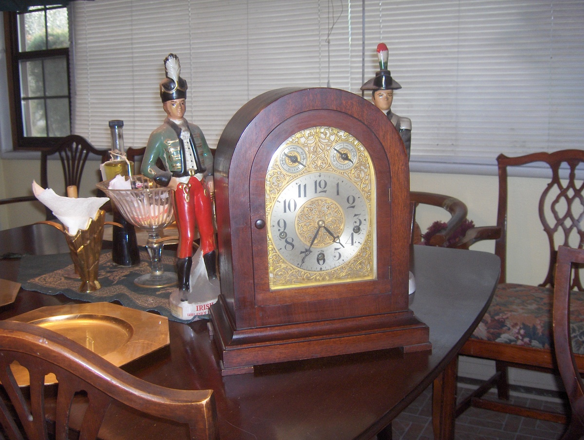 Waterbury Mantel Chime Clock - Purchased Dec 6,1918  
