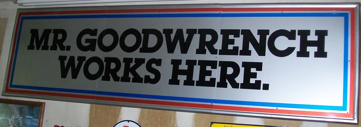 1980 new old stock sign