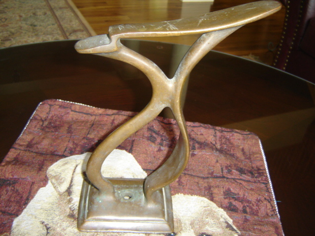 Brass Shoe-shine Stand