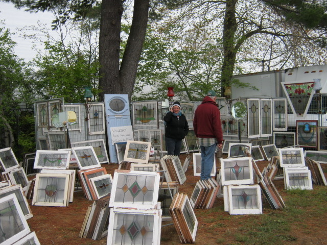 Leaded and stained glass windows