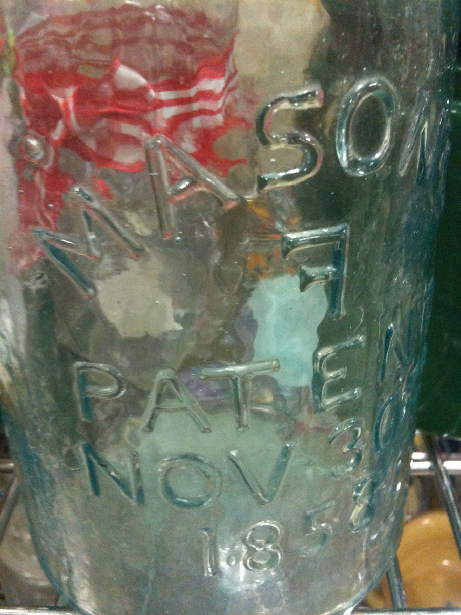 Mason Jar Reversed F 