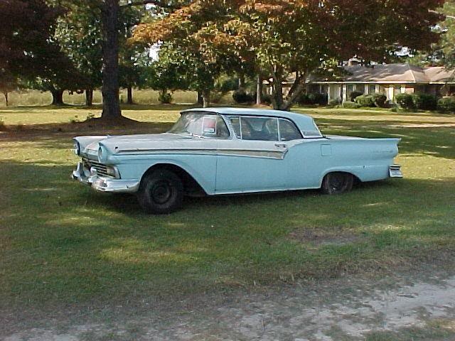 two 1957 FORD HARDTOP CONVERTIBLE