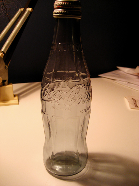 Hard plastic 10 oz Coke bottle from 70's?
