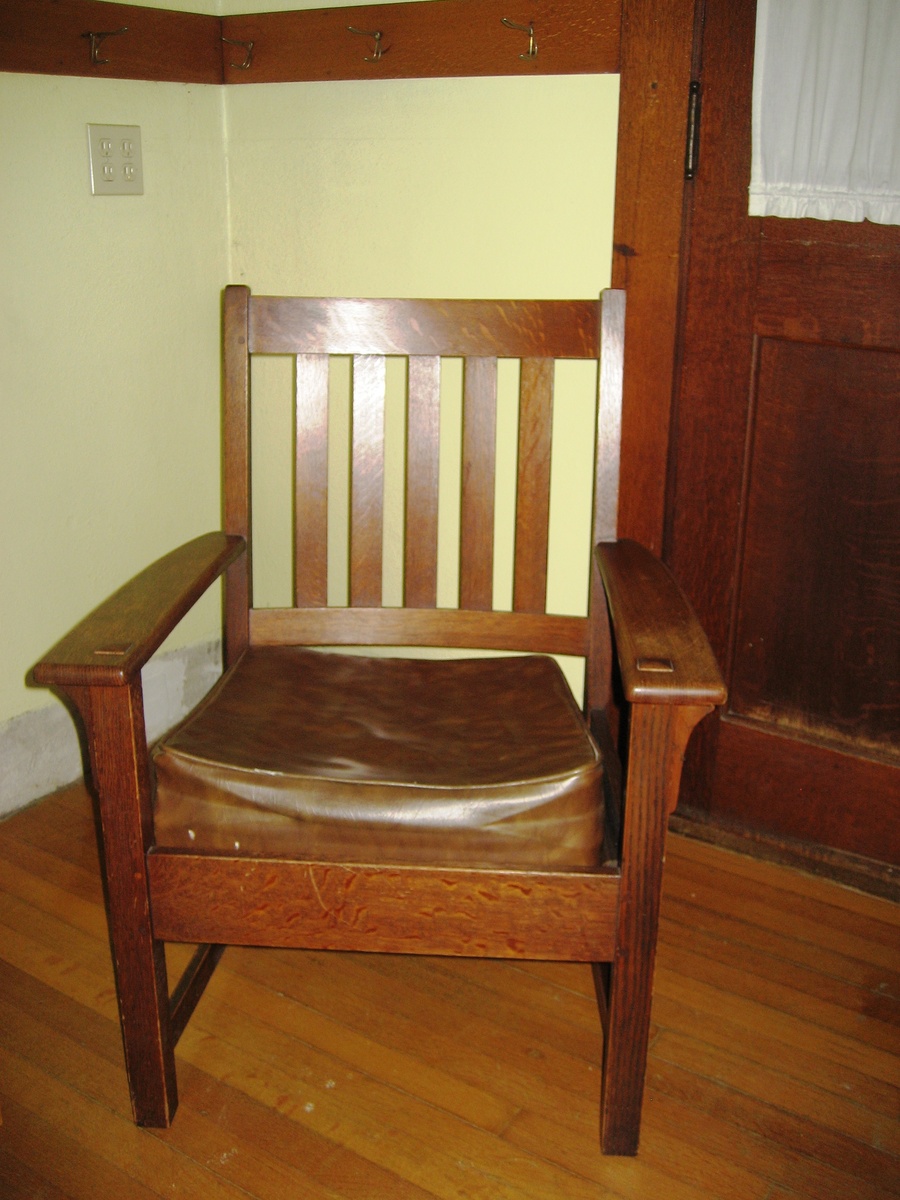 Mission Oak Chair - Furniture