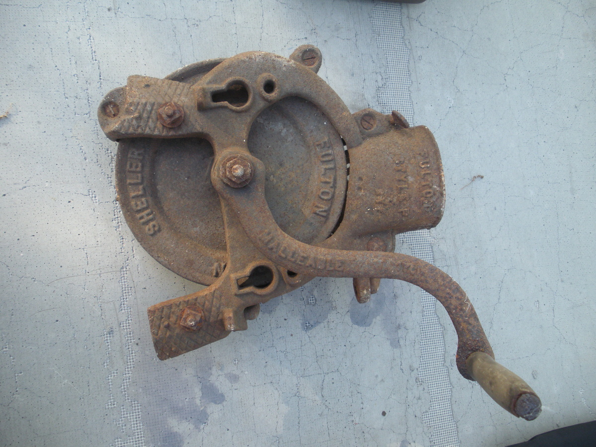 Corn Sheller ... Fulton Patent - Tools and Hardware