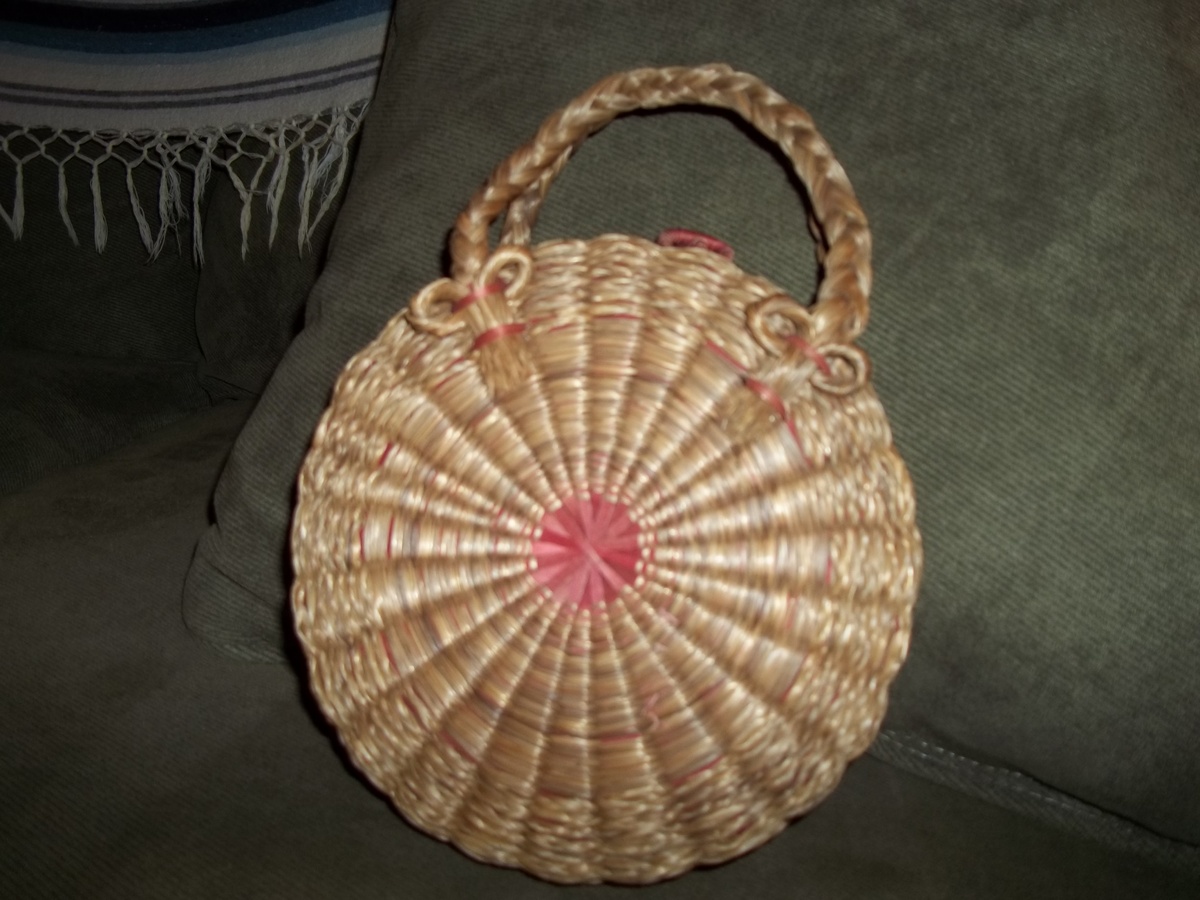 Native American Child's sewing basket made in Canada