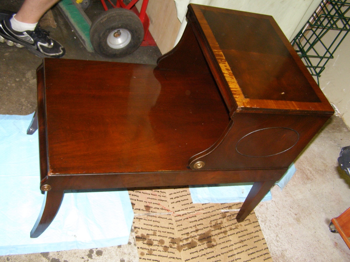 Is this a old table? like antique old? I would love some input on this pc'-I know nothing-Thank you--