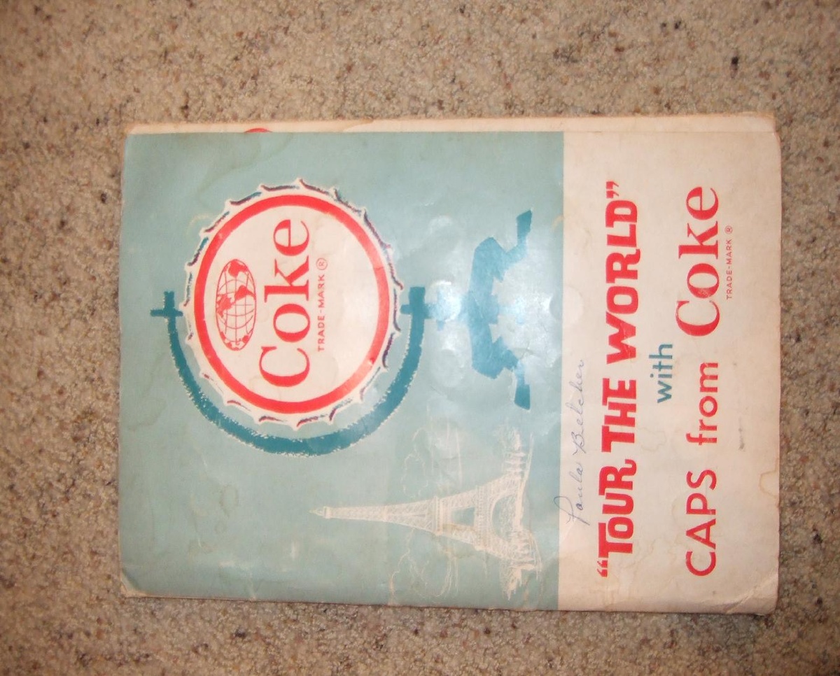 1960's "Tour the world" bottle cap (incomplete) collection