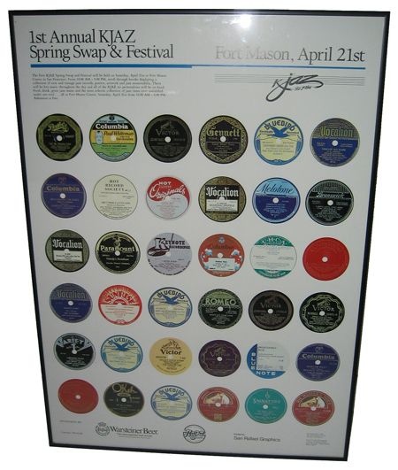 San Francisco Record Swamp Print - Records