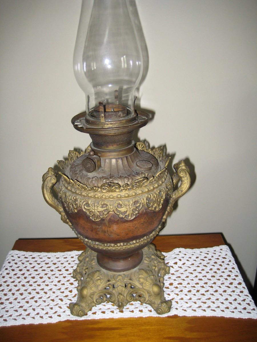 My Scottish Grandfathers oil lamp stamped 102 on the Bottom