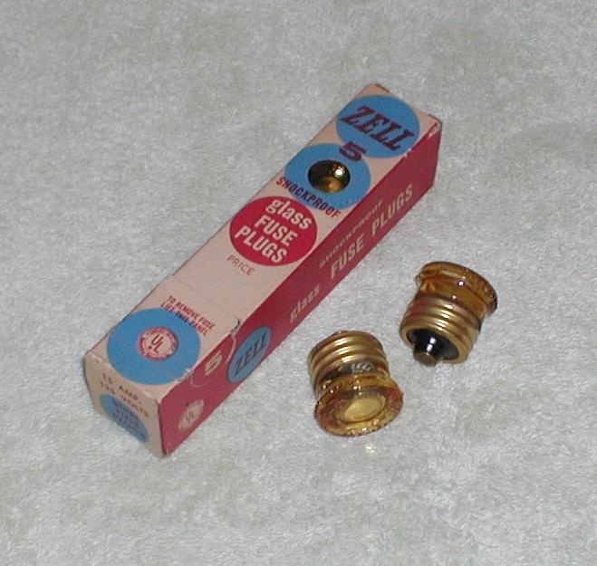 Zell Glass Fuse Plugs