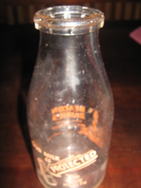 Duraglas one pint Milk bottle